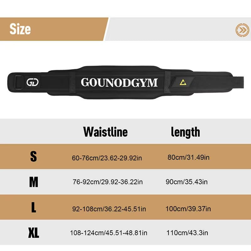 EVA Weightlifting Belt – Back Support Belt for Powerlifting, Squats & Strength Training