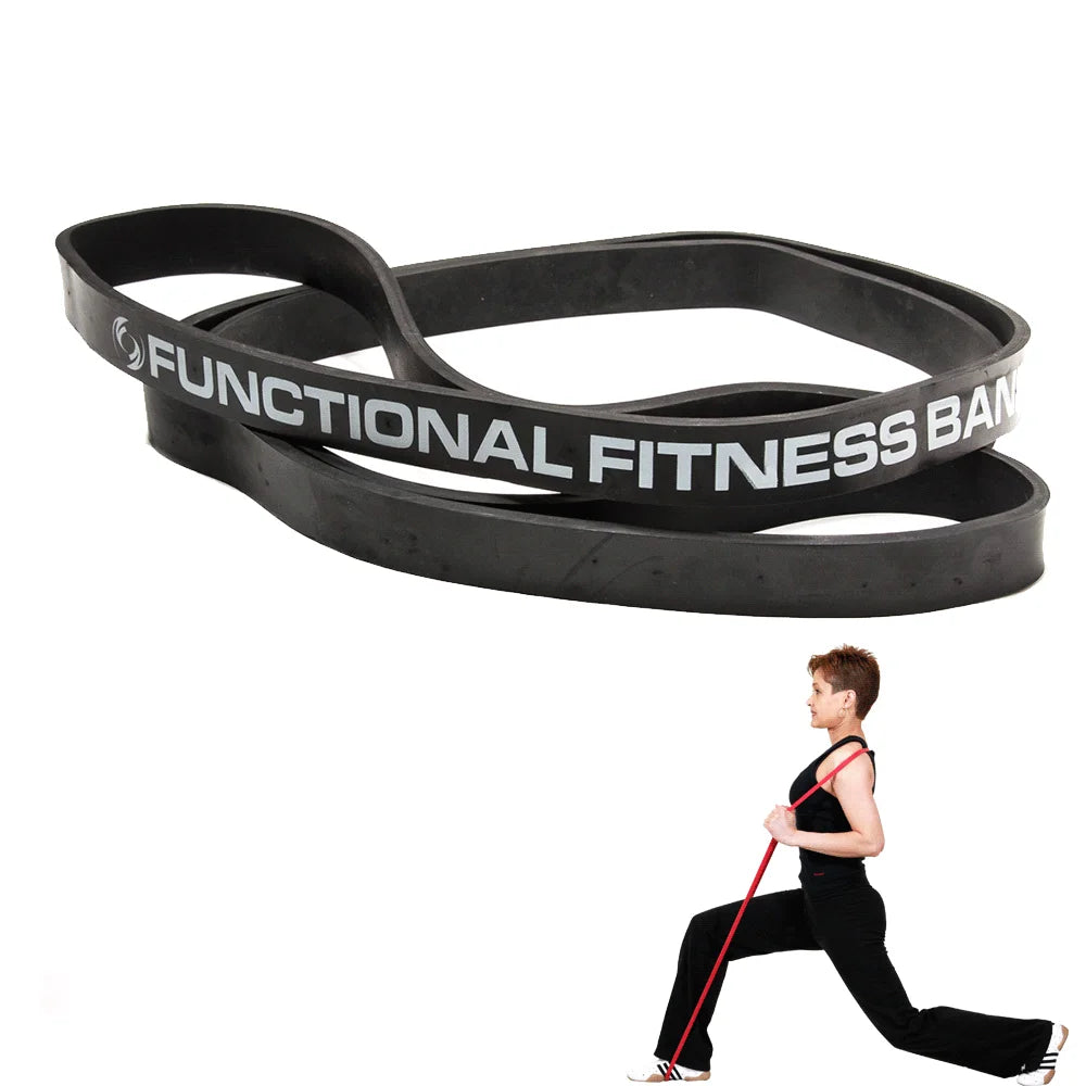 41" Latex Resistance Band (30–50 lbs) – Pull-Up Assist & Full-Body Training Band with Lifetime Warranty
