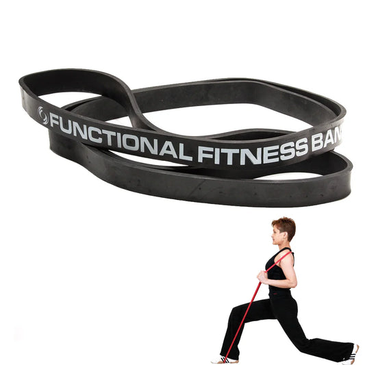 41" Latex Resistance Band (30–50 lbs) – Pull-Up Assist & Full-Body Training Band with Lifetime Warranty