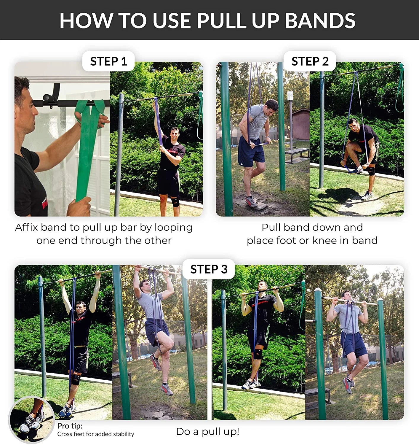 41" Latex Resistance Band (30–50 lbs) – Pull-Up Assist & Full-Body Training Band with Lifetime Warranty